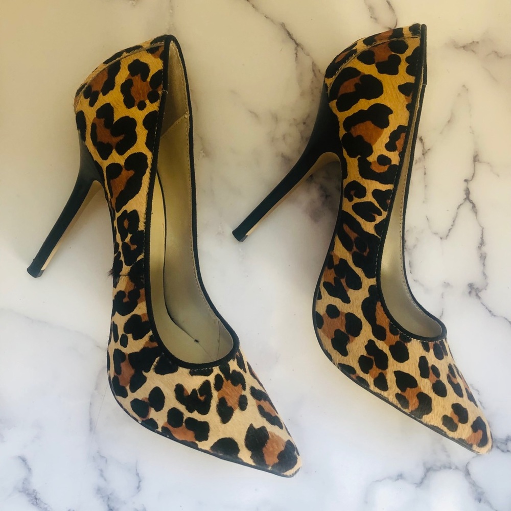 Karen Millen Leopard Heels NEW!